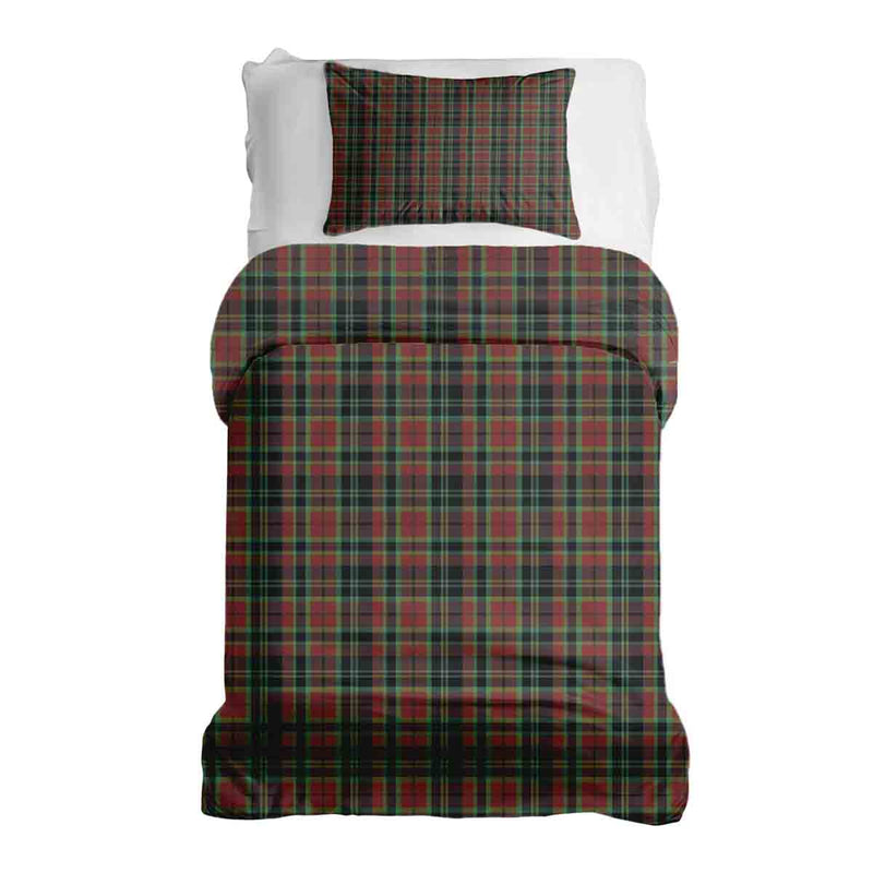 Set de ropa de cama con manta terapéutica y cuadros navideños