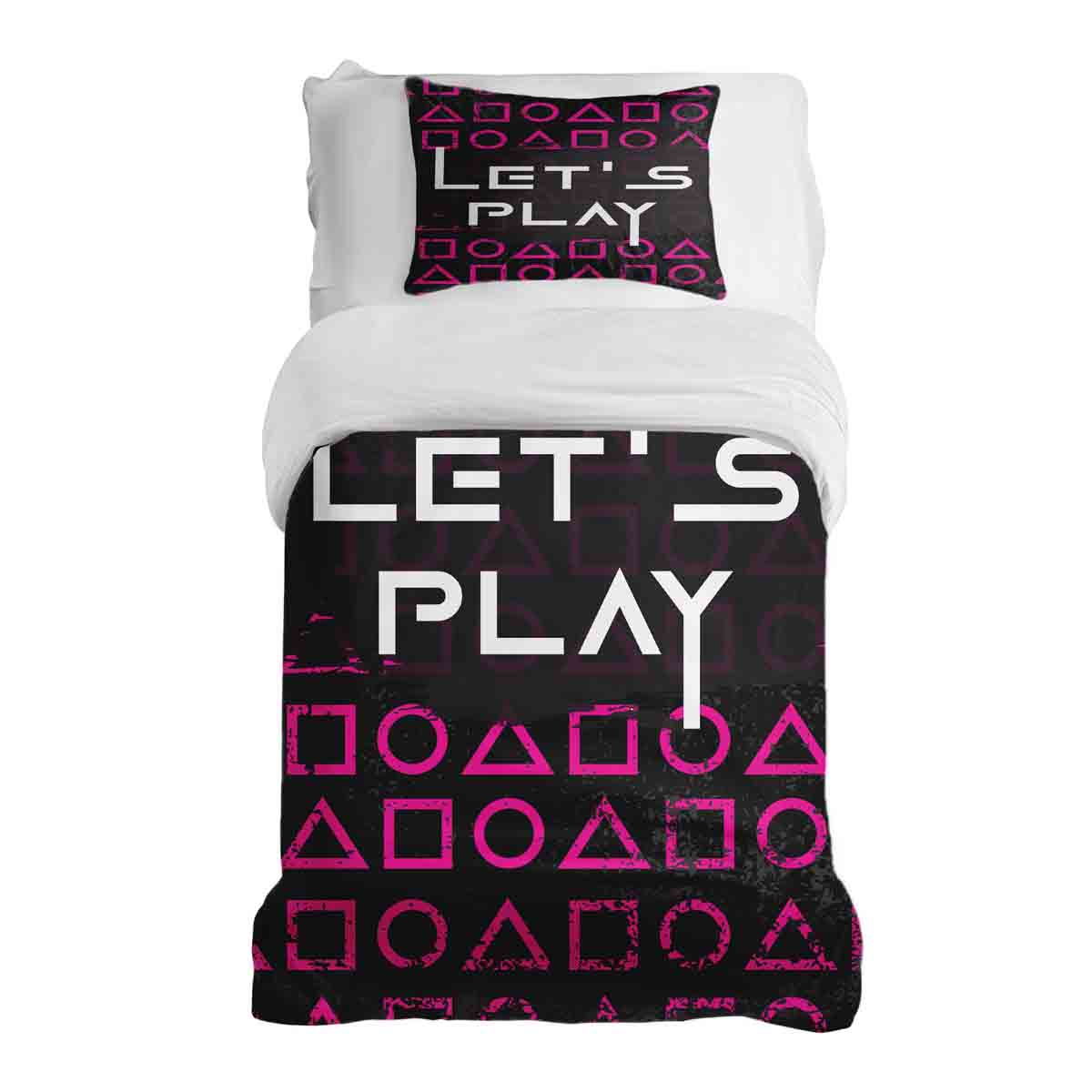 Set de ropa de cama con manta terapéutica Let's Play