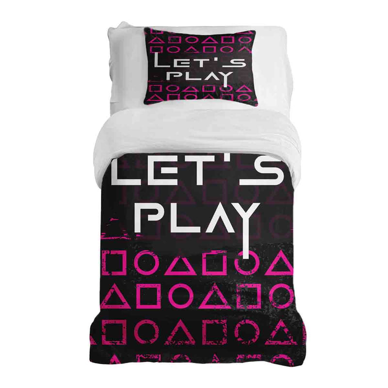 Set de ropa de cama con manta terapéutica Let's Play