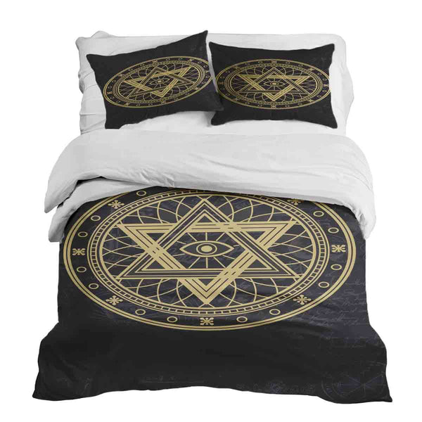 Set de ropa de cama con manta terapéutica Estrella Brújula