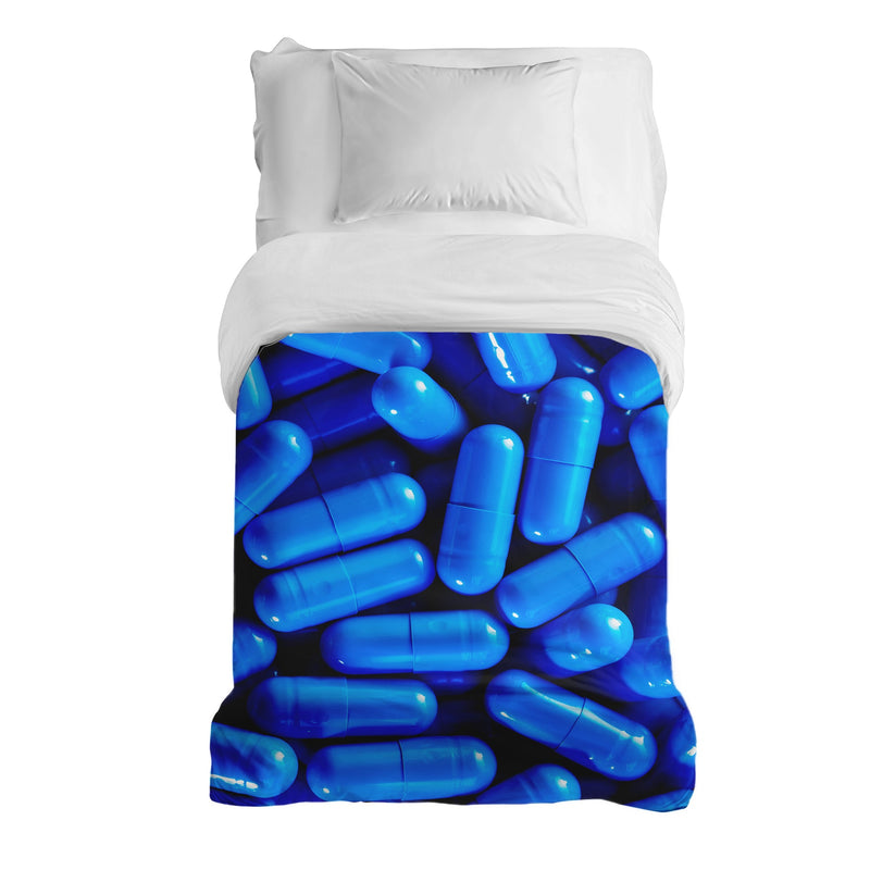 Manta terapéutica original - Funda de algodón azul Tabletten