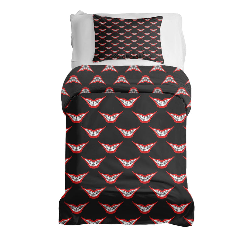 Set de ropa de cama con manta terapéutica Boca sonriente