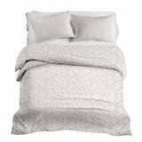 Juego de ropa de cama con mantas terapéuticas blancas con semicírculos