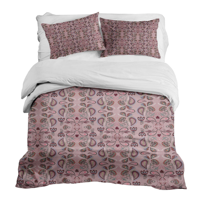 Set de ropa de cama con manta terapéutica Mandala rosa