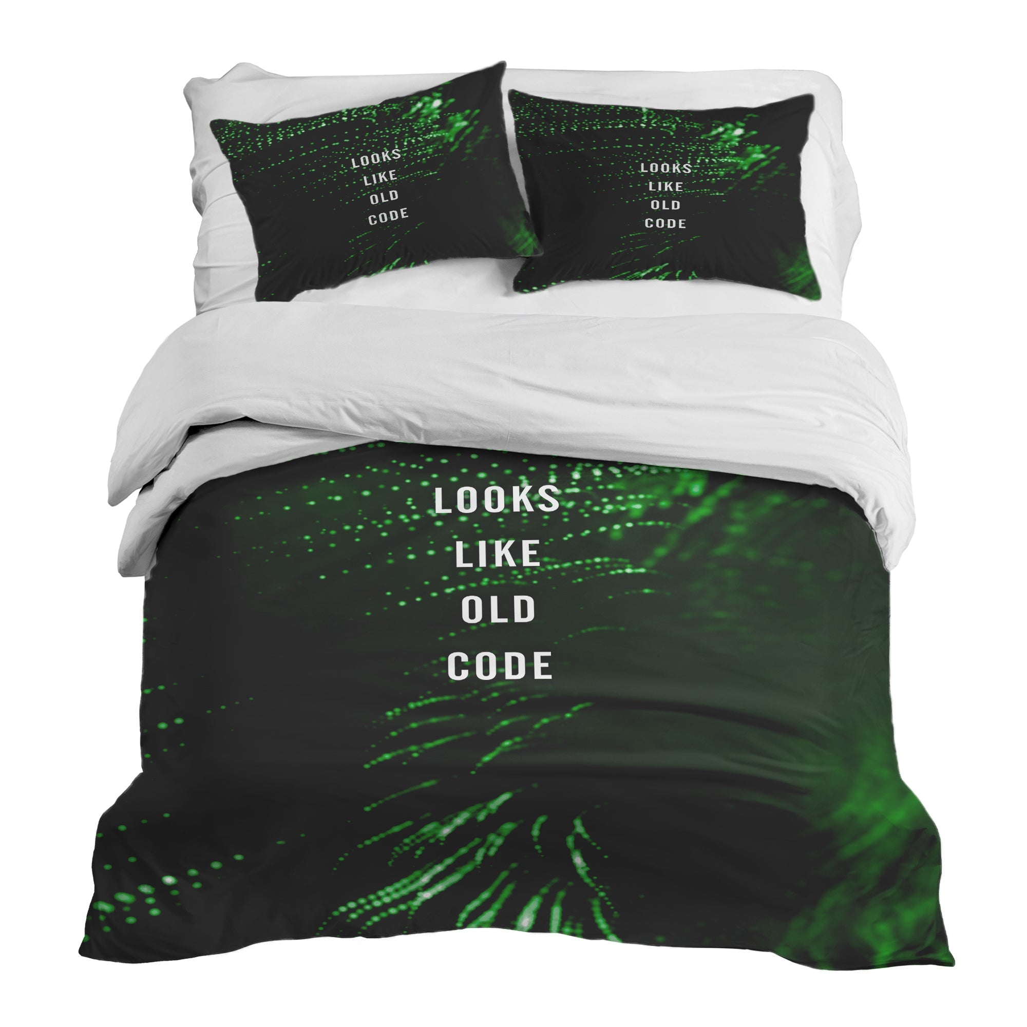 Original Therapiedecke - Juego de ropa de cama de algodón verde Looks Like