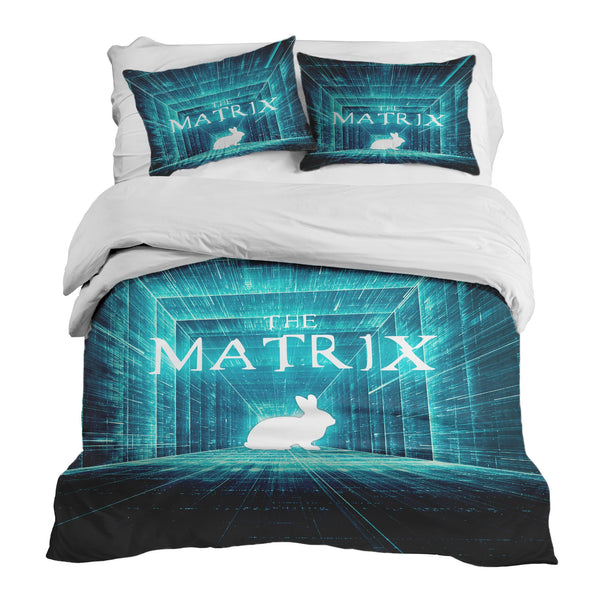 Set de ropa de cama con manta terapéutica azul Matrix