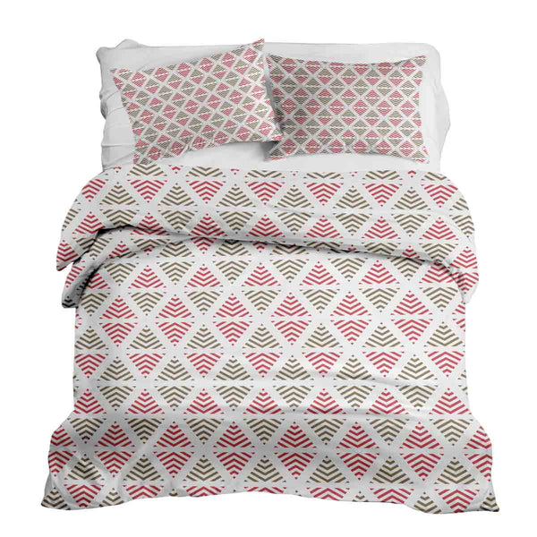 Set de ropa de cama con mantas terapéuticas triángulos navideños