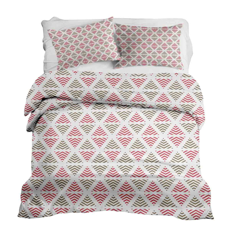 Set de ropa de cama con mantas terapéuticas triángulos navideños