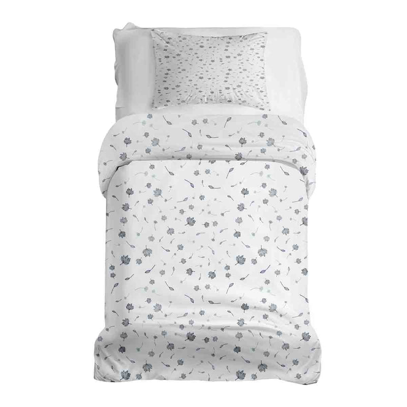 Set de ropa de cama con manta terapéutica hojas voladoras