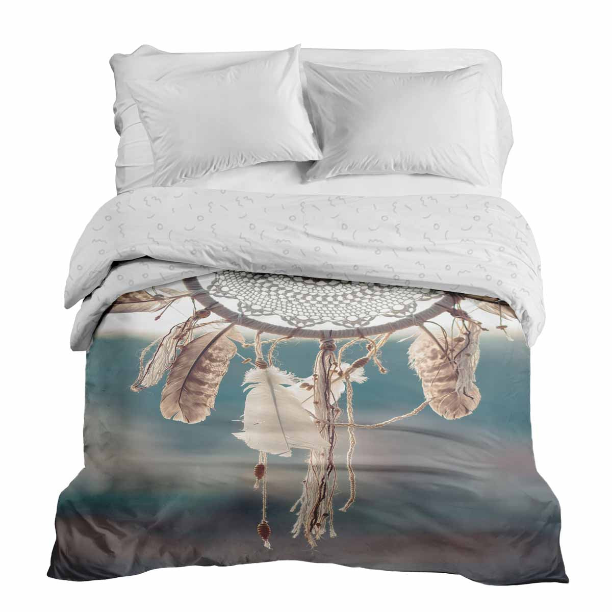 Manta terapéutica original - Funda de algodón con atrapasueños