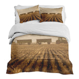 Set de ropa de cama con manta terapéutica marrón Acker
