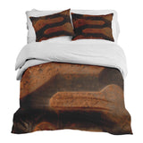 Set de ropa de cama con manta terapéutica Tierra marrón