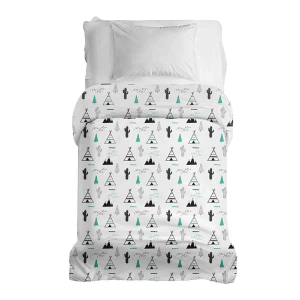 Manta terapéutica original - Funda de algodón blanca Indio