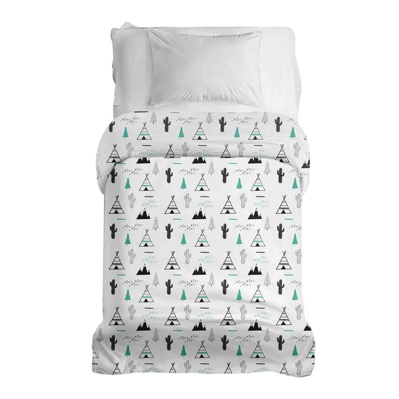 Manta terapéutica original - Funda de algodón blanca Indio