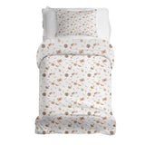 Set de ropa de cama con manta terapéutica blanca con Schnatz