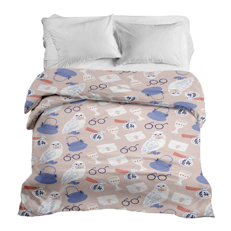 Manta terapéutica original - Funda de algodón con el búho de Harry