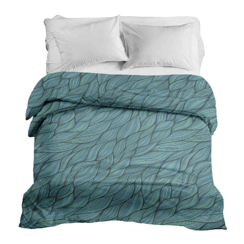 Manta terapéutica original - Funda de algodón tejido verde