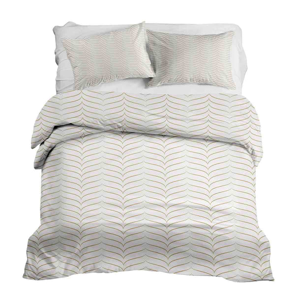 Set de ropa de cama Therapiedecken con forma de V dorada