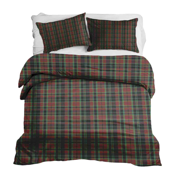 Set de ropa de cama con manta terapéutica y cuadros navideños