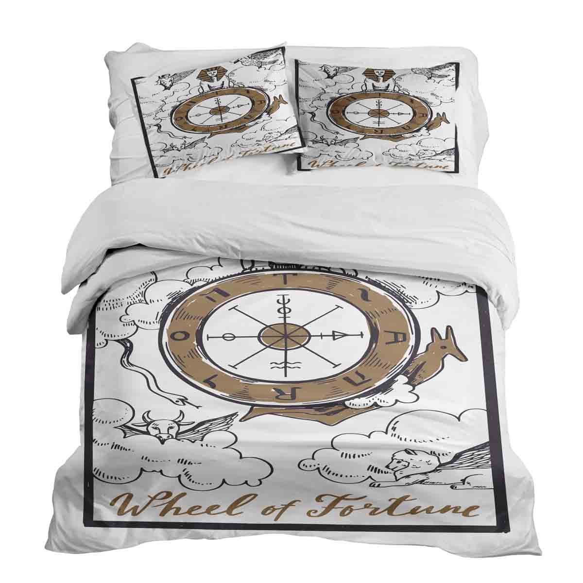 Juego de ropa de cama con manta terapéutica Rueda de la Fortuna