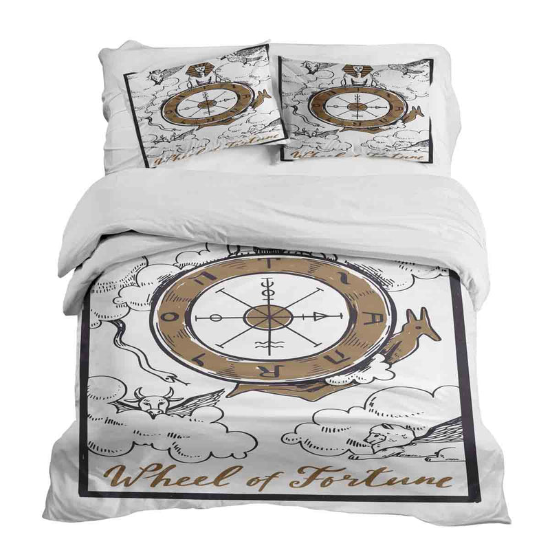 Set de ropa de cama y manta terapéutica Rueda de la Fortuna