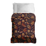 Manta terapéutica original - Funda de algodón hojas marrones de otoño