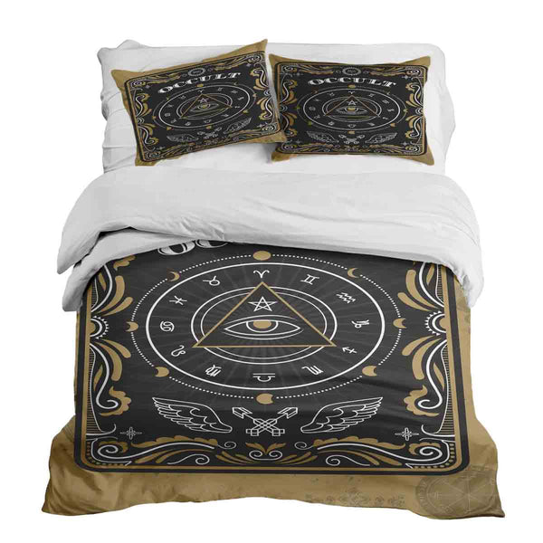 Set de ropa de cama con manta terapéutica para ojos