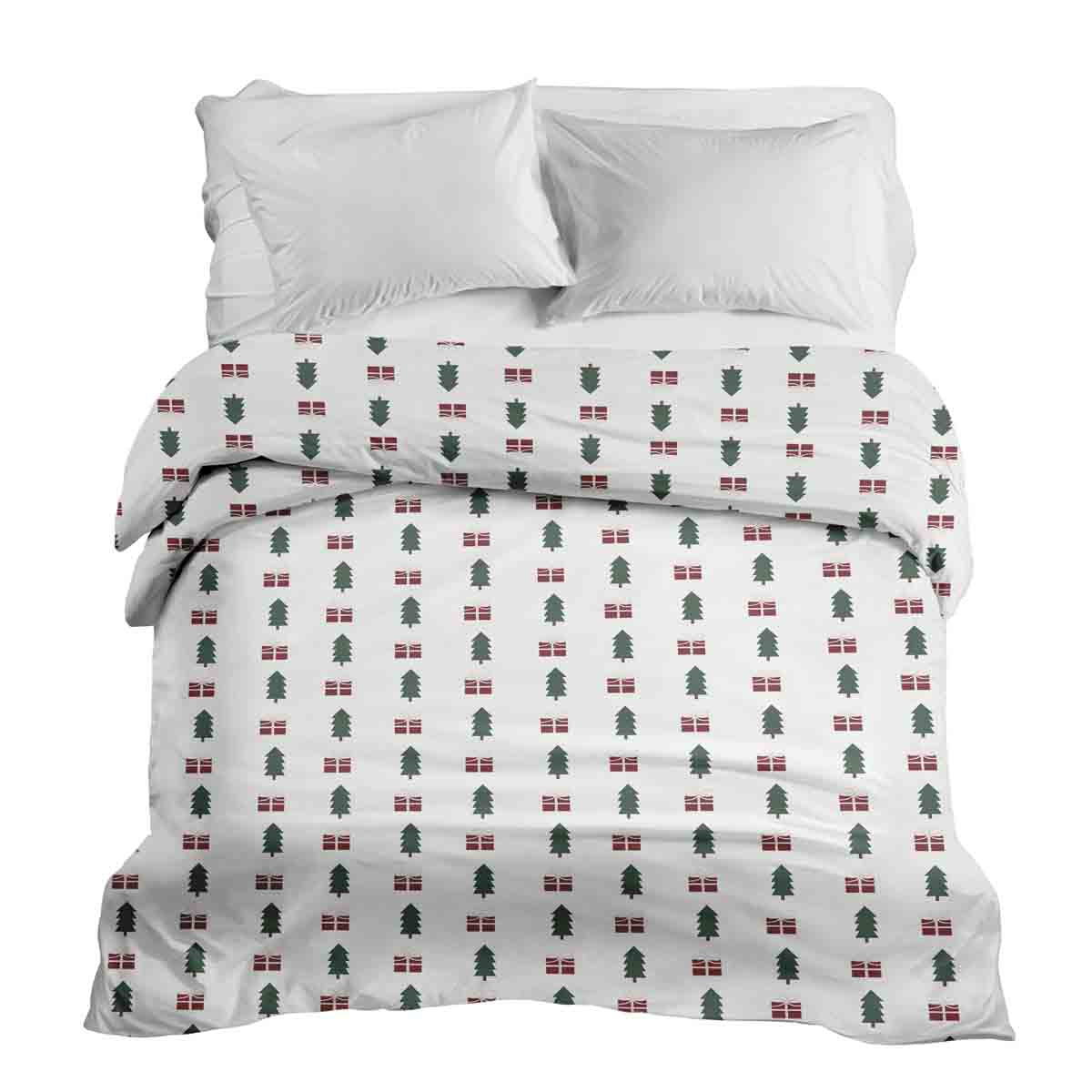 Manta terapéutica original - Funda de algodón ambiente navideño