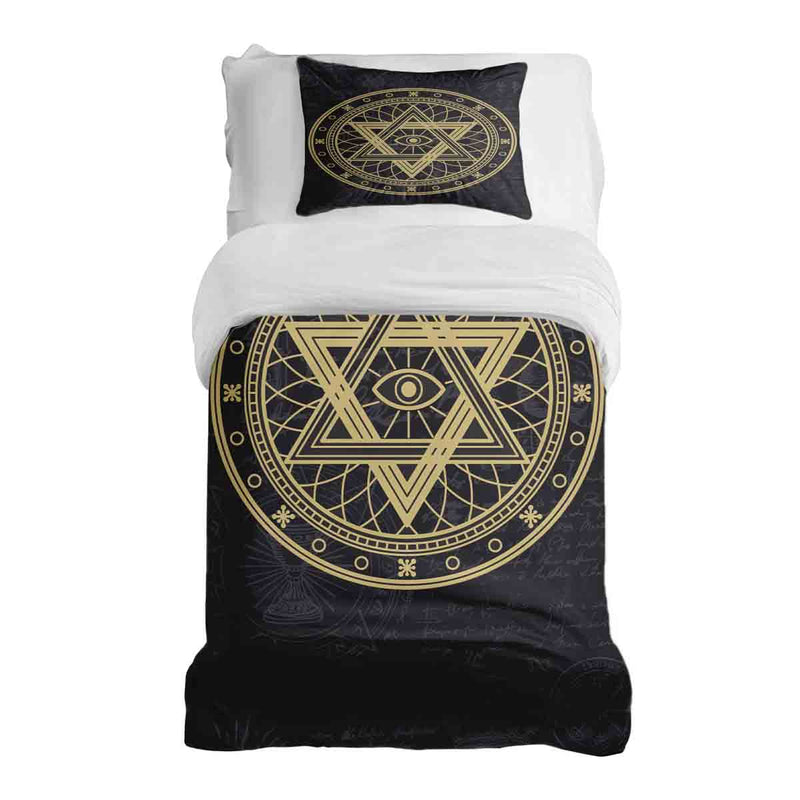 Set de ropa de cama con manta terapéutica Estrella Brújula