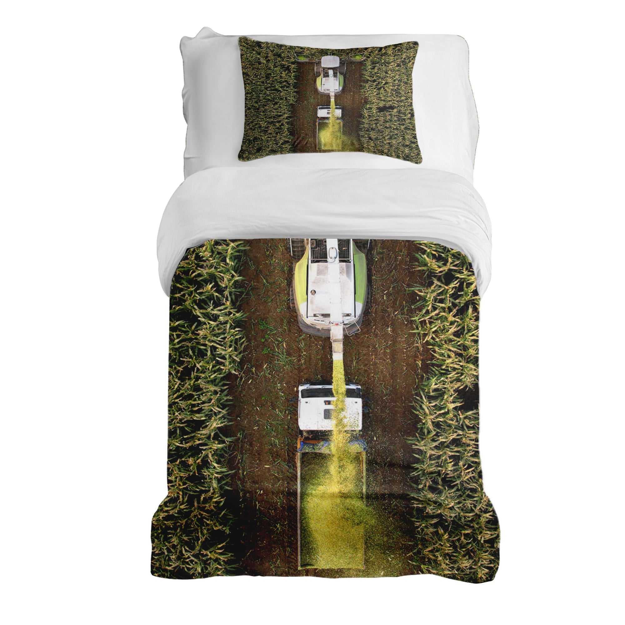 Original Therapiedecke - Juego de Ropa de Cama de Algodón Campo Verde