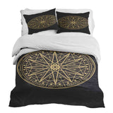 Juego de ropa de cama con manta terapéutica Mandala Mística