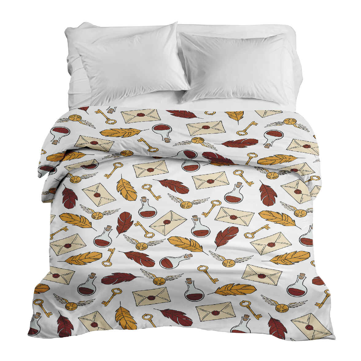 Manta terapéutica original - Funda de algodón Snitch dorada