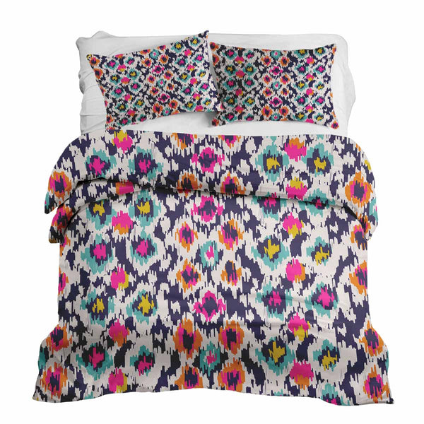 Set de ropa de cama para terapia con estampado de leopardo colorido