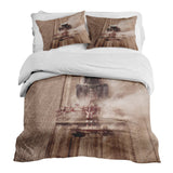 Set de ropa de cama con manta terapéutica tractor en polvo