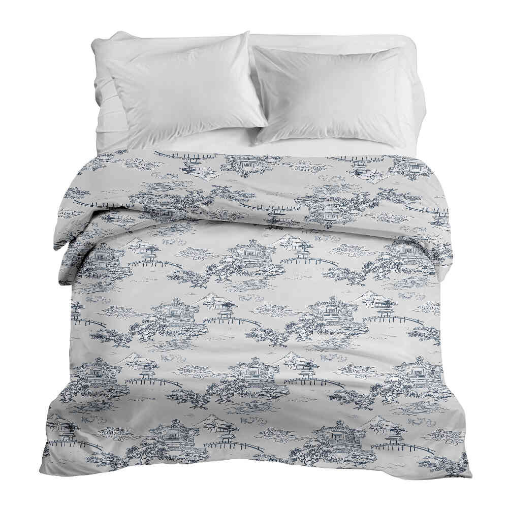 Manta terapéutica original - Funda de algodón gris muralla china