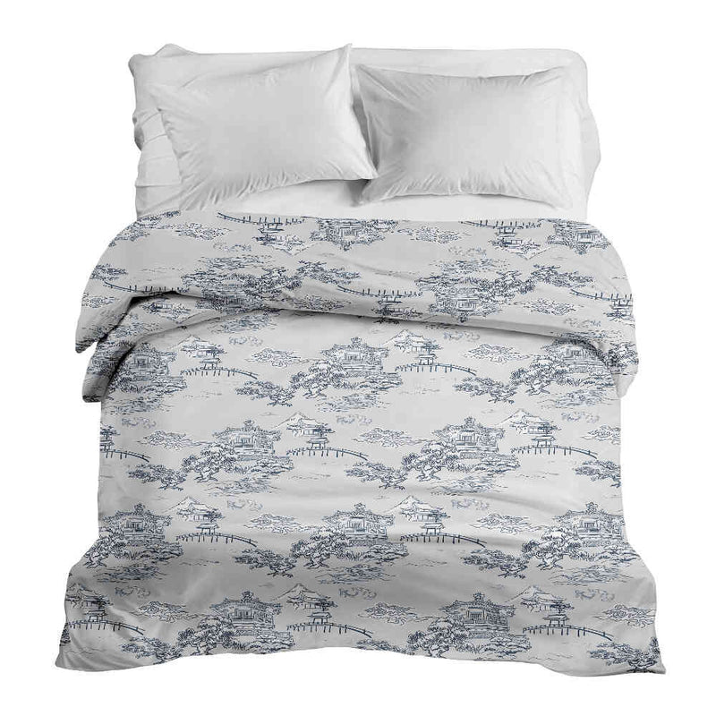Manta terapéutica original - Funda de algodón gris muralla china