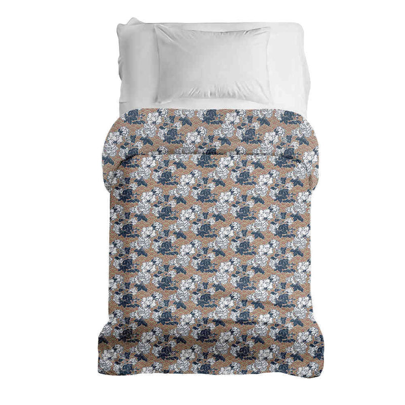 Manta terapéutica original - Funda de algodón con flores