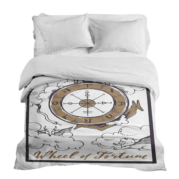 Manta terapéutica original - Funda de algodón Rueda de la Fortuna