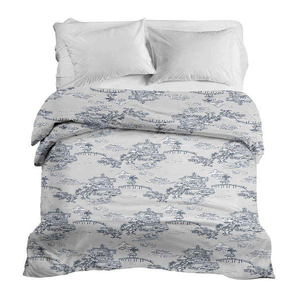 Manta terapéutica original - Funda de algodón gris muralla china
