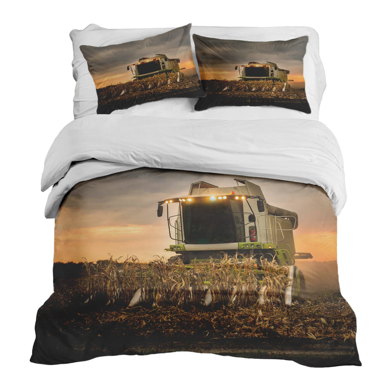 Juego de ropa de cama con manta terapéutica marrón Dreschmaschine