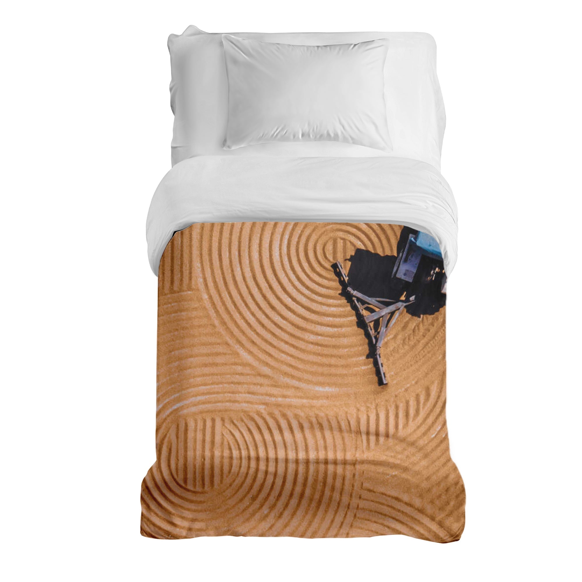 Manta terapéutica original - Funda de algodón círculos en el campo