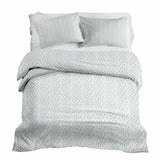 Set de ropa de cama con manta terapéutica y gotas azules