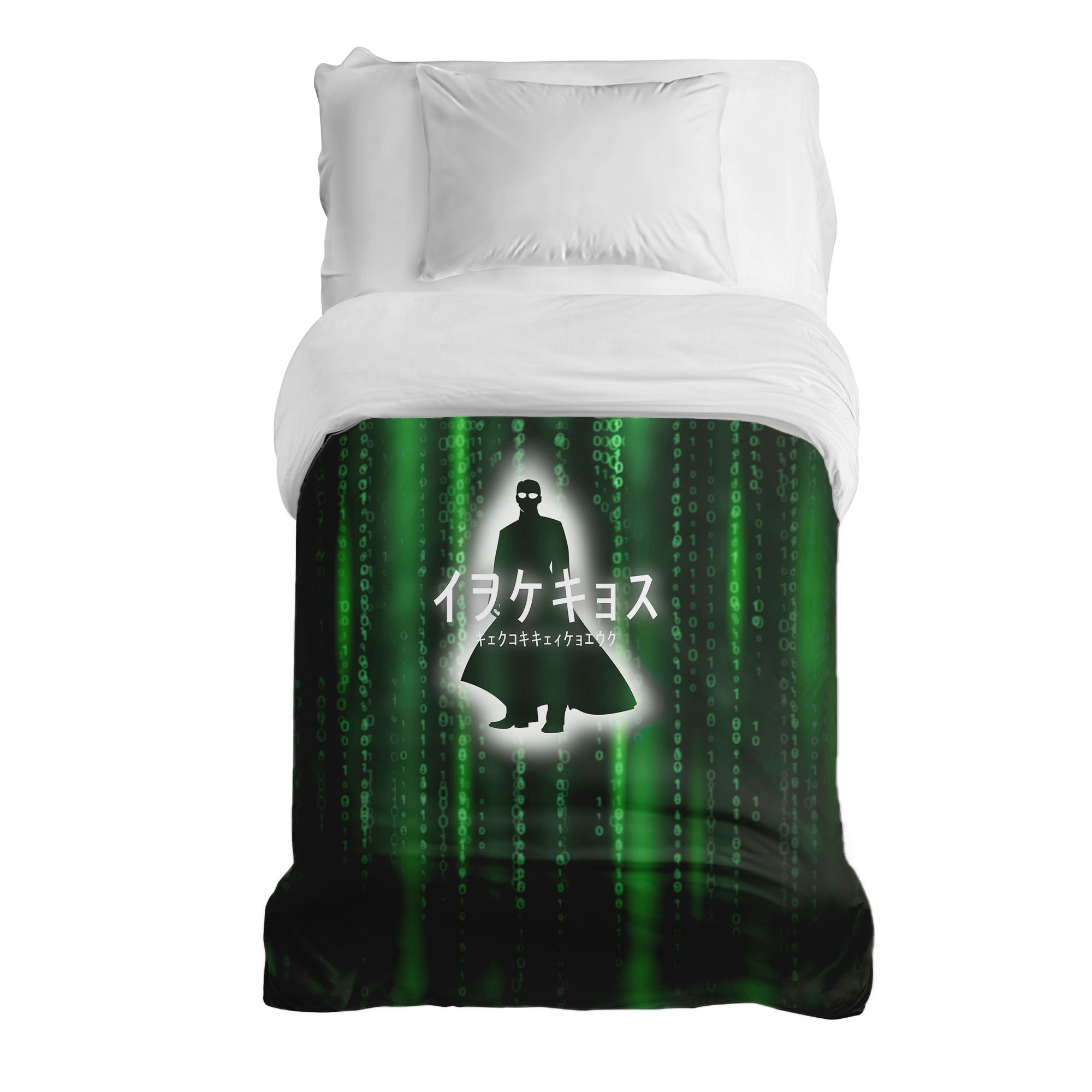 Manta terapéutica original - Funda de algodón Código numérico verde