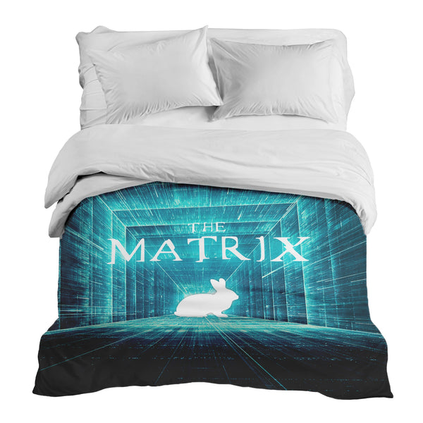 Manta terapéutica original - Funda de algodón azul Matrix