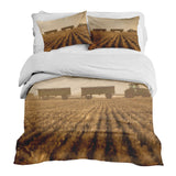 Set de ropa de cama con manta terapéutica marrón Acker