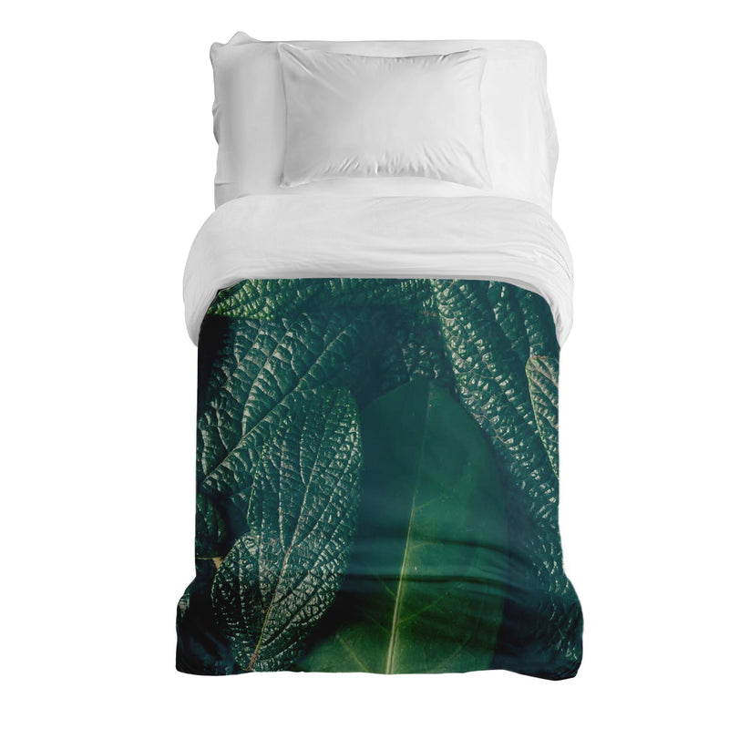 Manta terapéutica original - Funda de algodón Hojas verdes