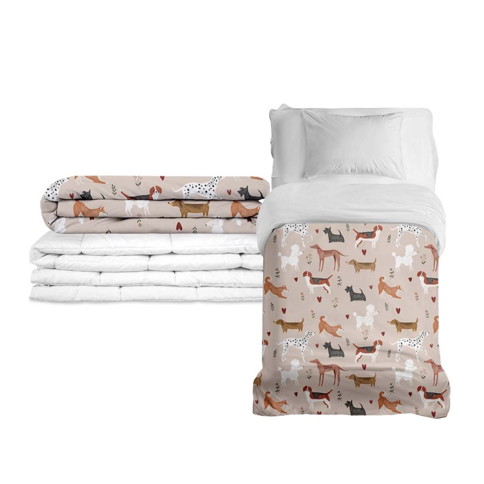 Manta terapéutica original - Manta de peso para perros con funda de algodón para niños