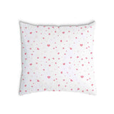 Almohada de salud corazones rosas y flores