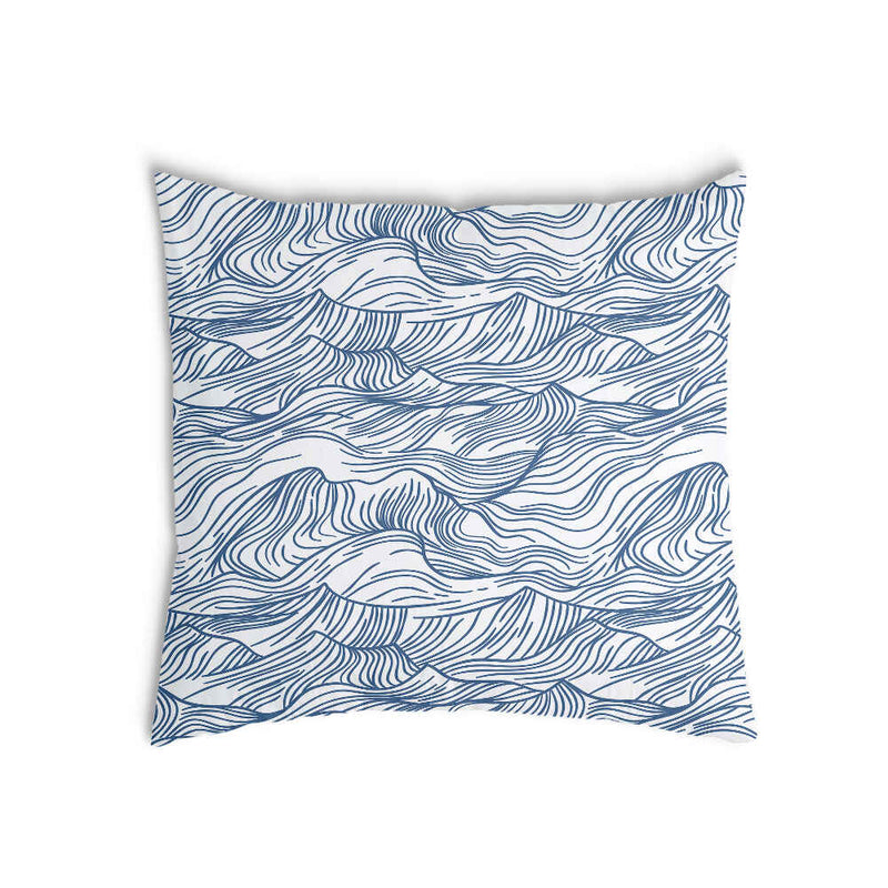 Almohada de salud ondas en azul