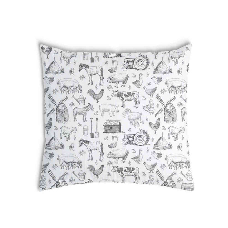 Almohada de salud gris granja